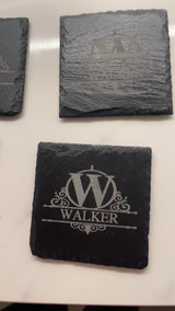 Personalized Slate Coasters